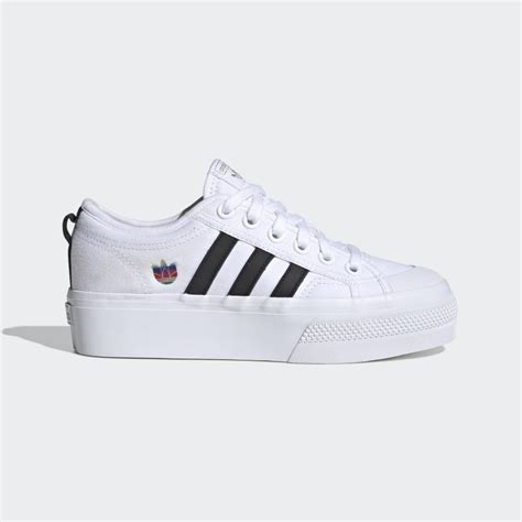 adidas nizza weiß 37|adidas Nizza Platform Shoes .